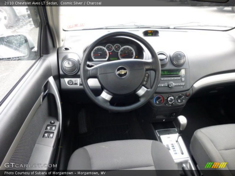 Cosmic Silver / Charcoal 2010 Chevrolet Aveo LT Sedan