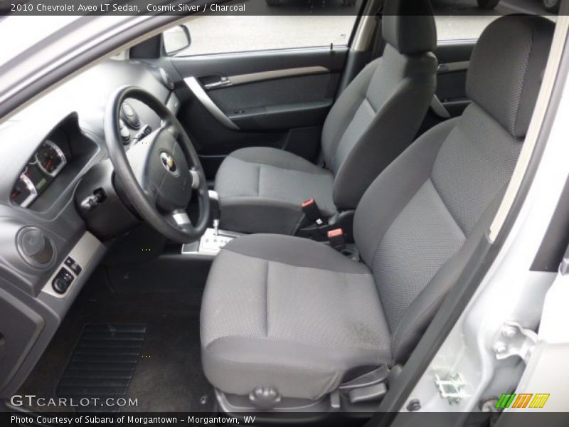 Cosmic Silver / Charcoal 2010 Chevrolet Aveo LT Sedan