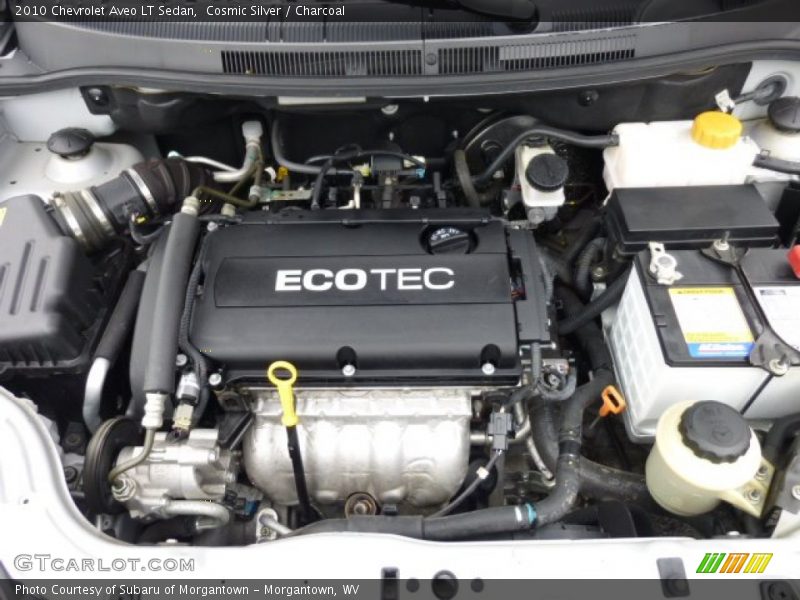 Cosmic Silver / Charcoal 2010 Chevrolet Aveo LT Sedan