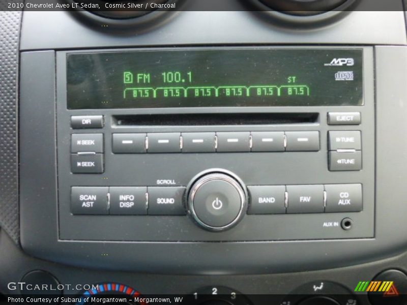 Cosmic Silver / Charcoal 2010 Chevrolet Aveo LT Sedan
