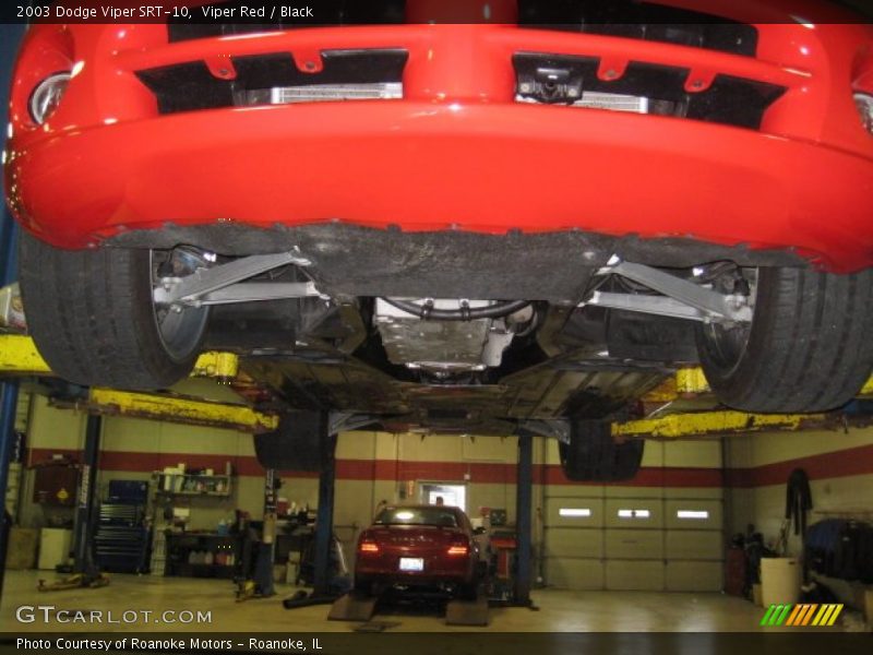Undercarriage of 2003 Viper SRT-10