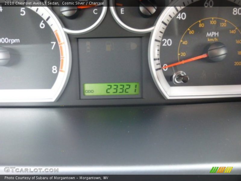 Cosmic Silver / Charcoal 2010 Chevrolet Aveo LT Sedan