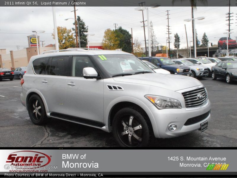Liquid Platinum / Graphite 2011 Infiniti QX 56