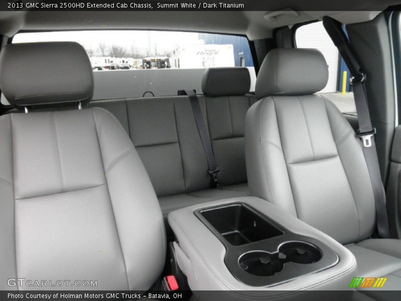 Summit White / Dark Titanium 2013 GMC Sierra 2500HD Extended Cab Chassis