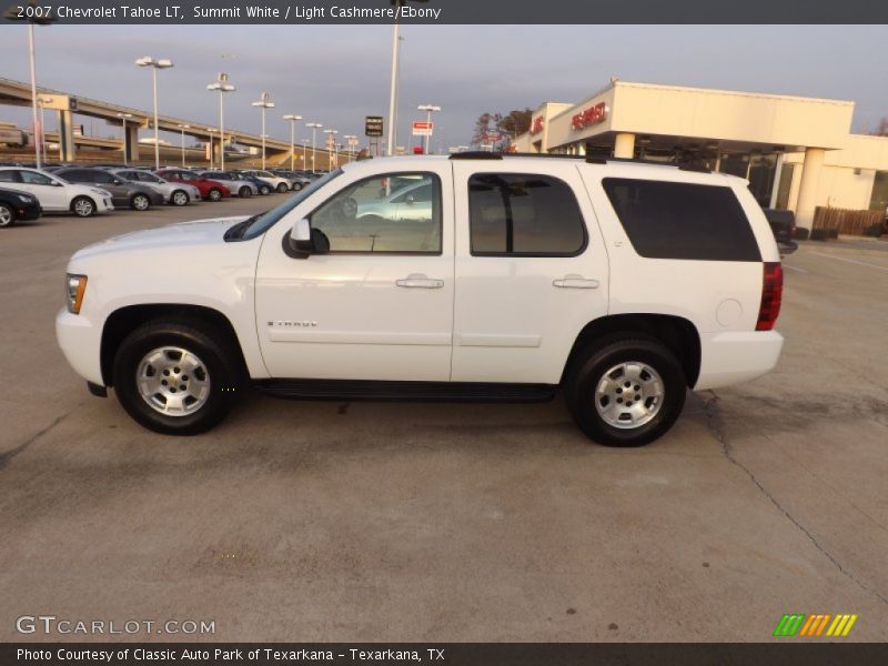 Summit White / Light Cashmere/Ebony 2007 Chevrolet Tahoe LT