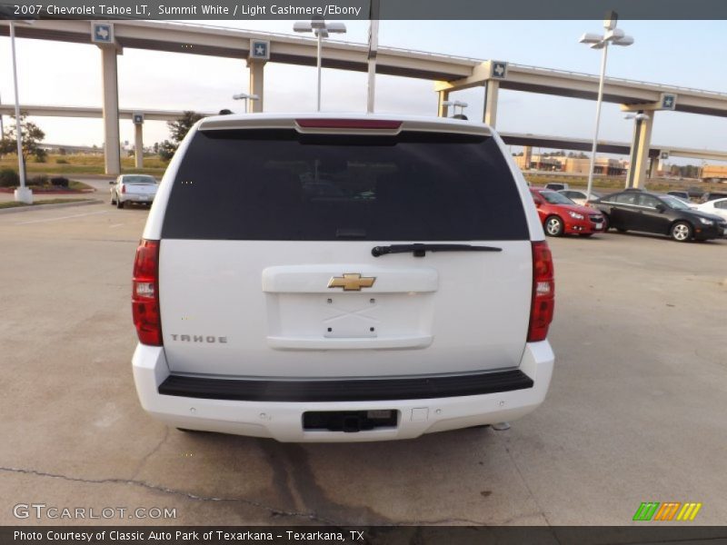 Summit White / Light Cashmere/Ebony 2007 Chevrolet Tahoe LT