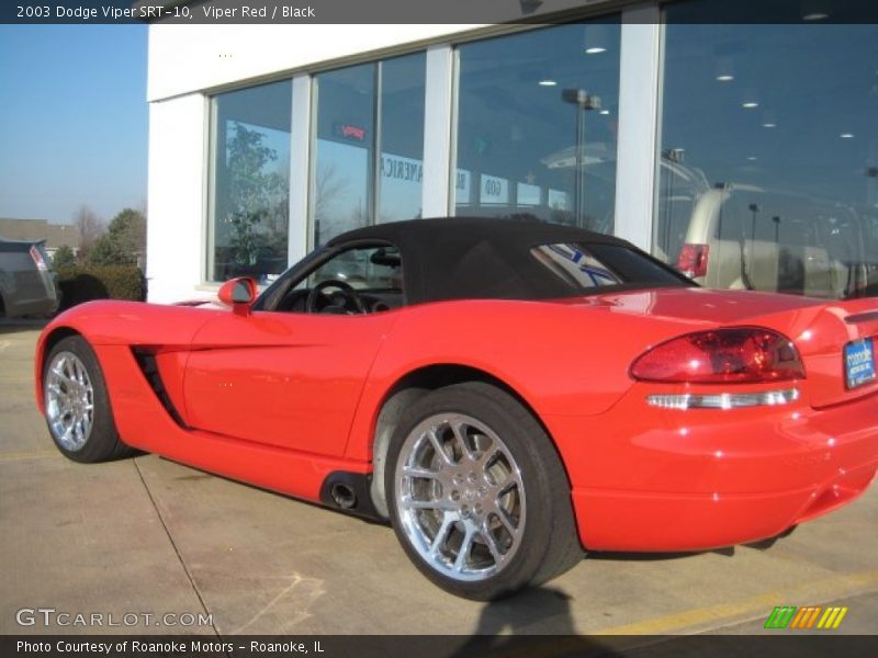 Viper Red / Black 2003 Dodge Viper SRT-10