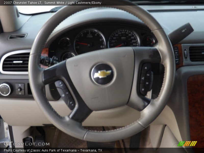 Summit White / Light Cashmere/Ebony 2007 Chevrolet Tahoe LT