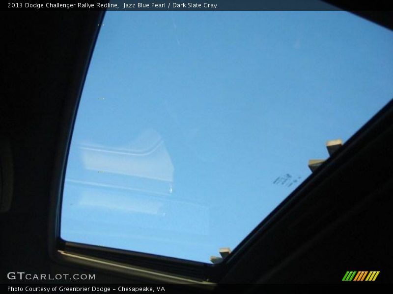 Jazz Blue Pearl / Dark Slate Gray 2013 Dodge Challenger Rallye Redline