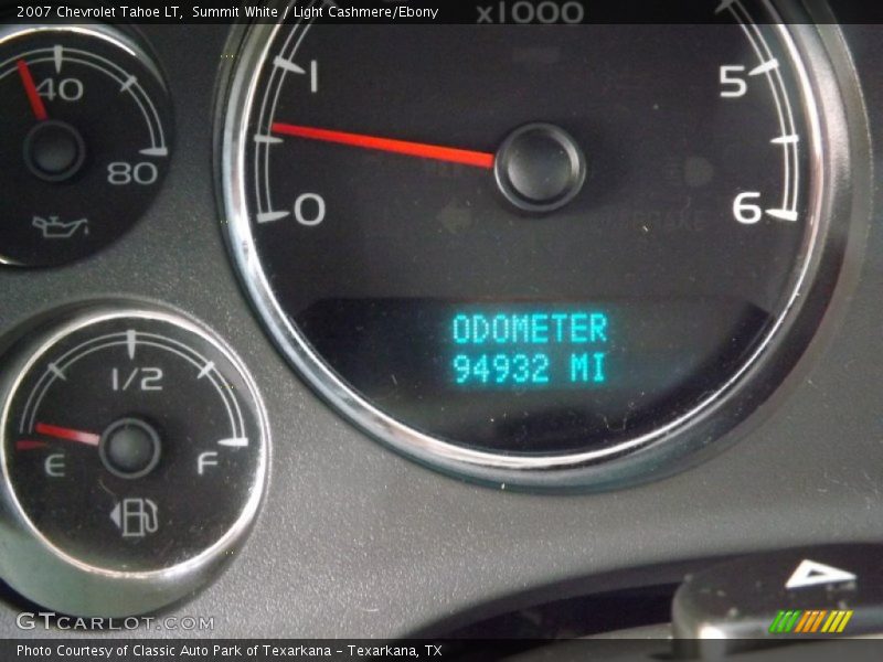 Summit White / Light Cashmere/Ebony 2007 Chevrolet Tahoe LT