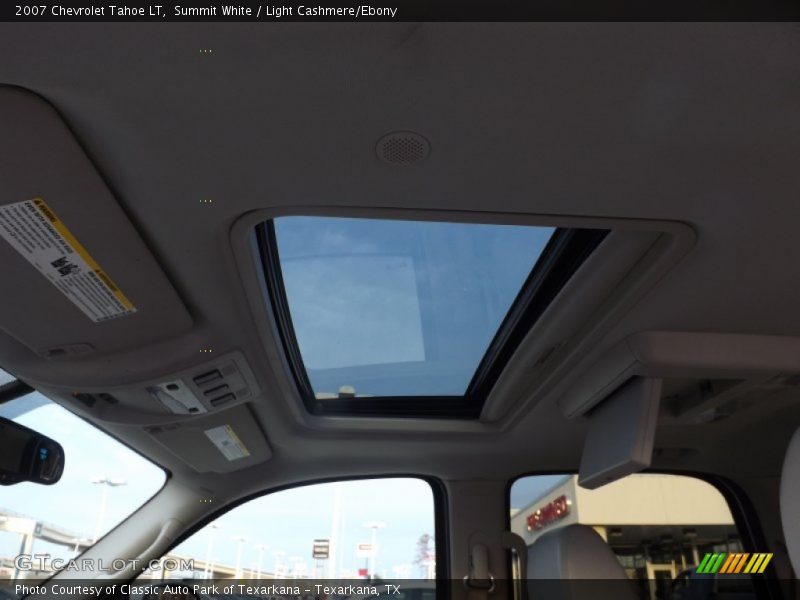 Summit White / Light Cashmere/Ebony 2007 Chevrolet Tahoe LT