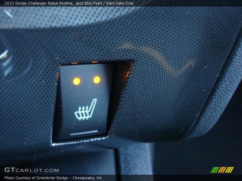 Jazz Blue Pearl / Dark Slate Gray 2013 Dodge Challenger Rallye Redline