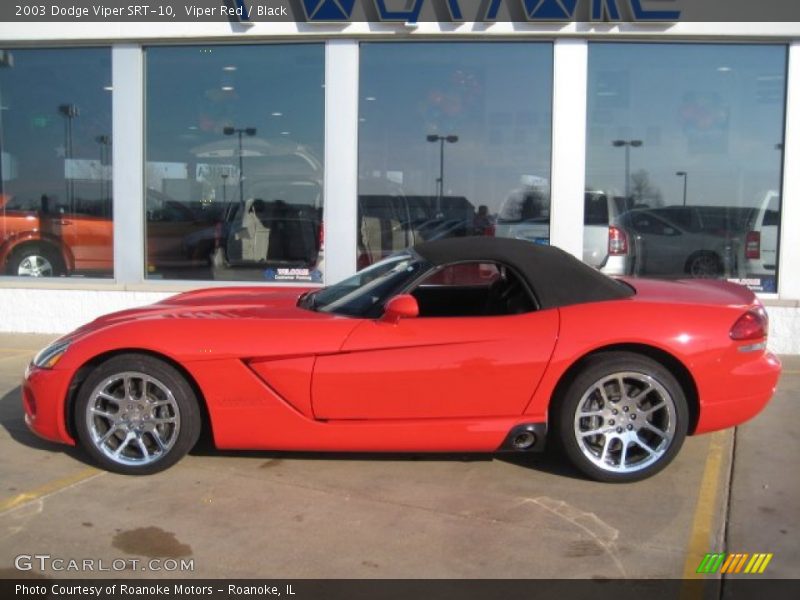 Viper Red / Black 2003 Dodge Viper SRT-10