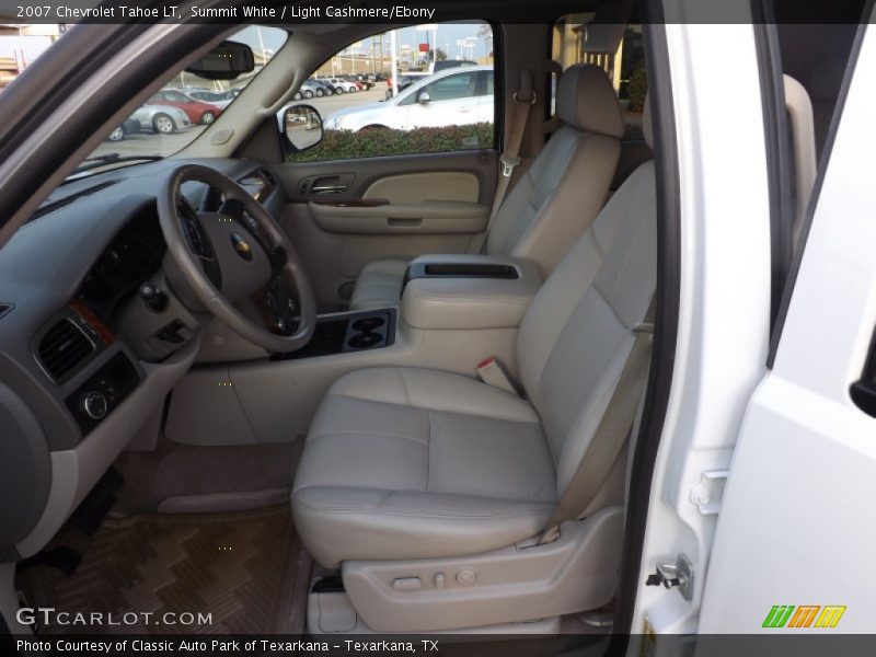 Summit White / Light Cashmere/Ebony 2007 Chevrolet Tahoe LT