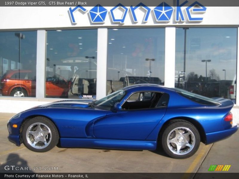 GTS Blue Pearl / Black 1997 Dodge Viper GTS