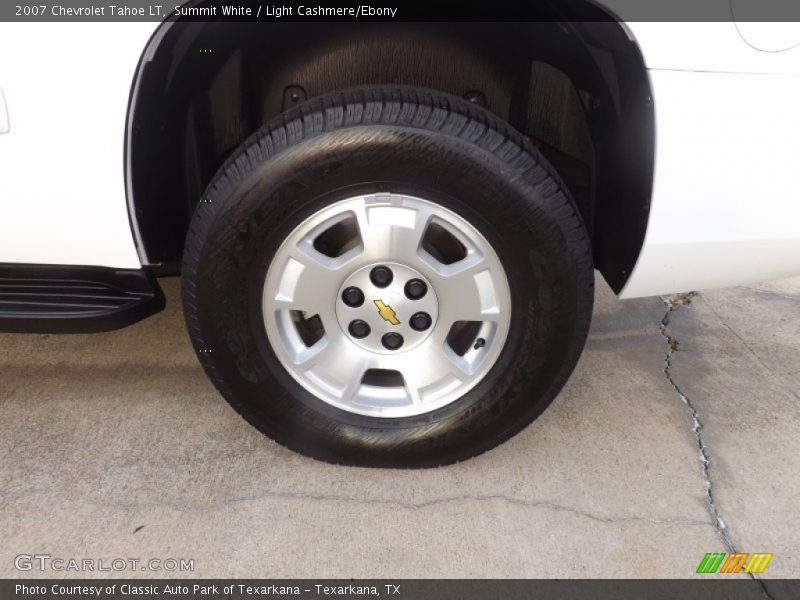 Summit White / Light Cashmere/Ebony 2007 Chevrolet Tahoe LT