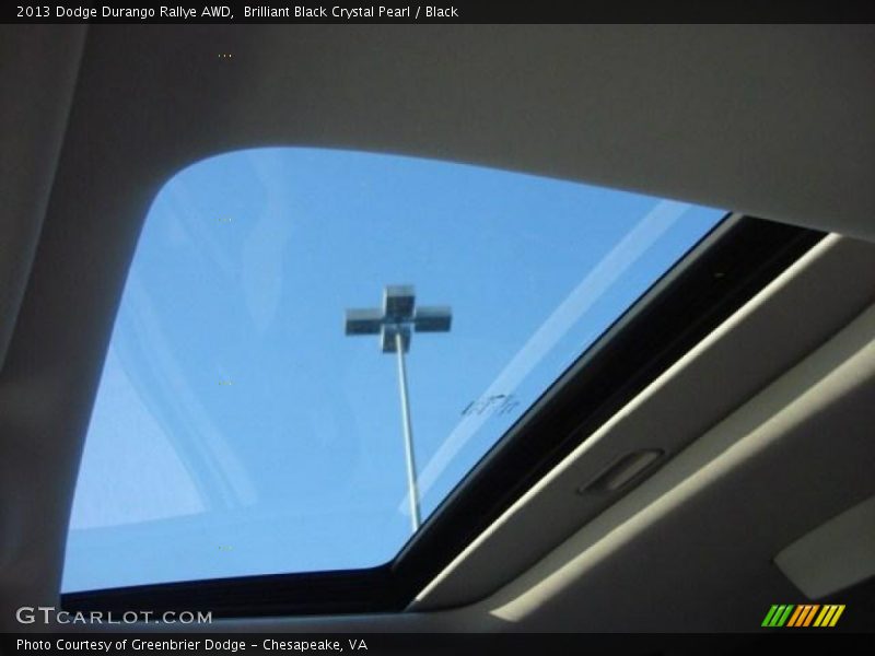 Brilliant Black Crystal Pearl / Black 2013 Dodge Durango Rallye AWD