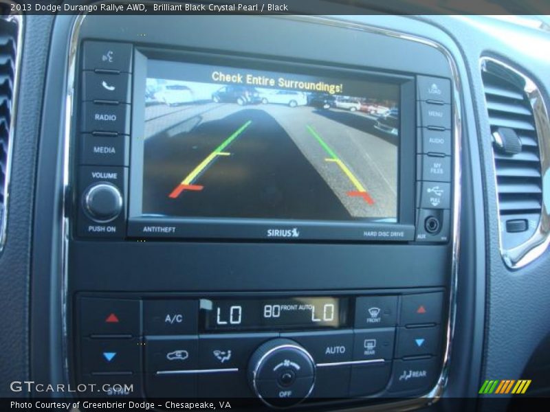 Brilliant Black Crystal Pearl / Black 2013 Dodge Durango Rallye AWD
