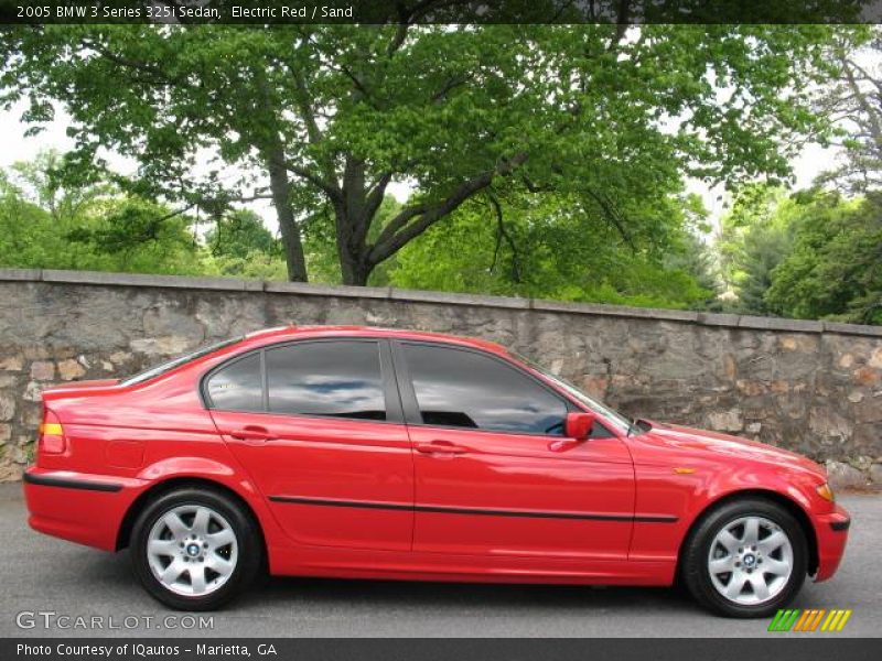 Electric Red / Sand 2005 BMW 3 Series 325i Sedan