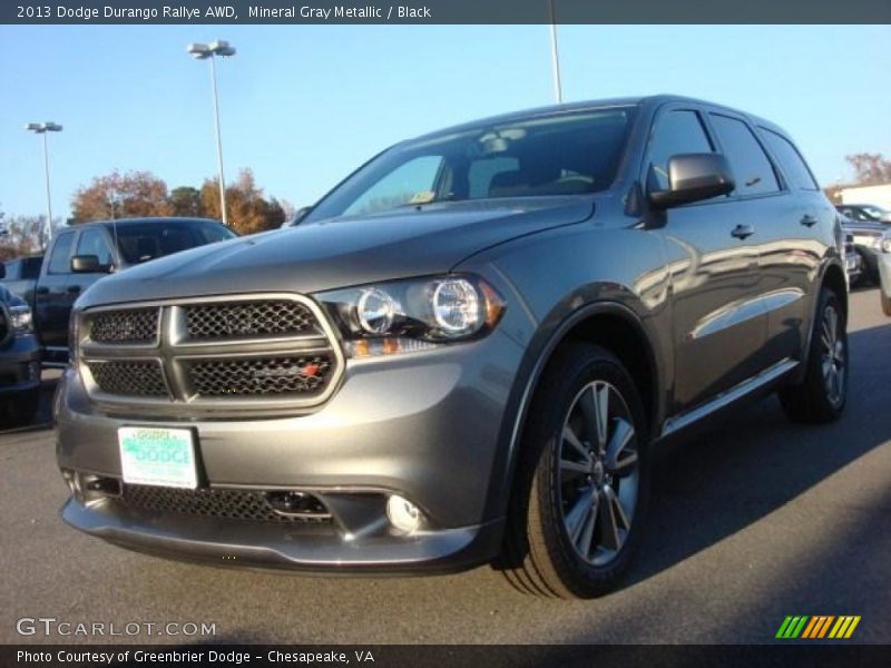 Mineral Gray Metallic / Black 2013 Dodge Durango Rallye AWD