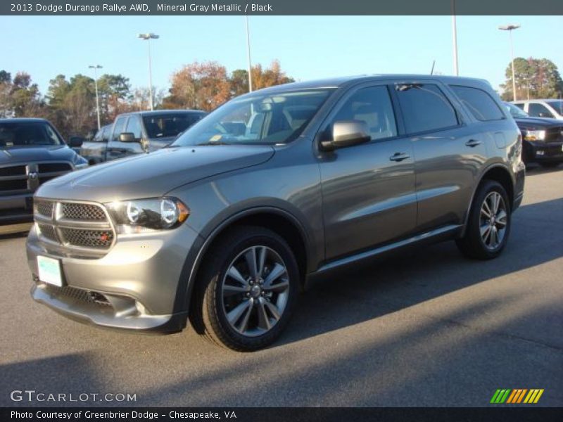 Mineral Gray Metallic / Black 2013 Dodge Durango Rallye AWD