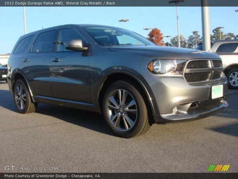 Mineral Gray Metallic / Black 2013 Dodge Durango Rallye AWD