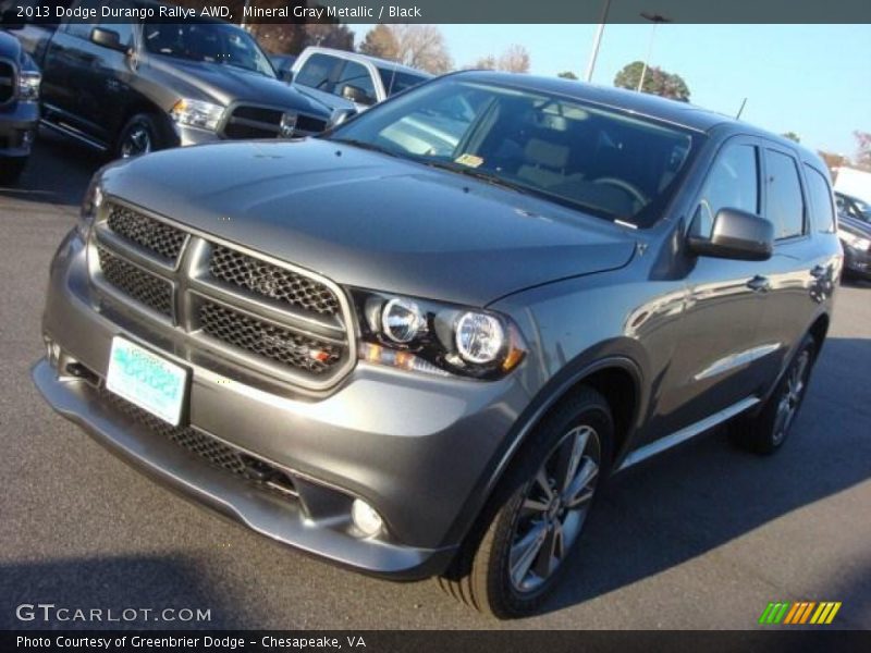 Mineral Gray Metallic / Black 2013 Dodge Durango Rallye AWD