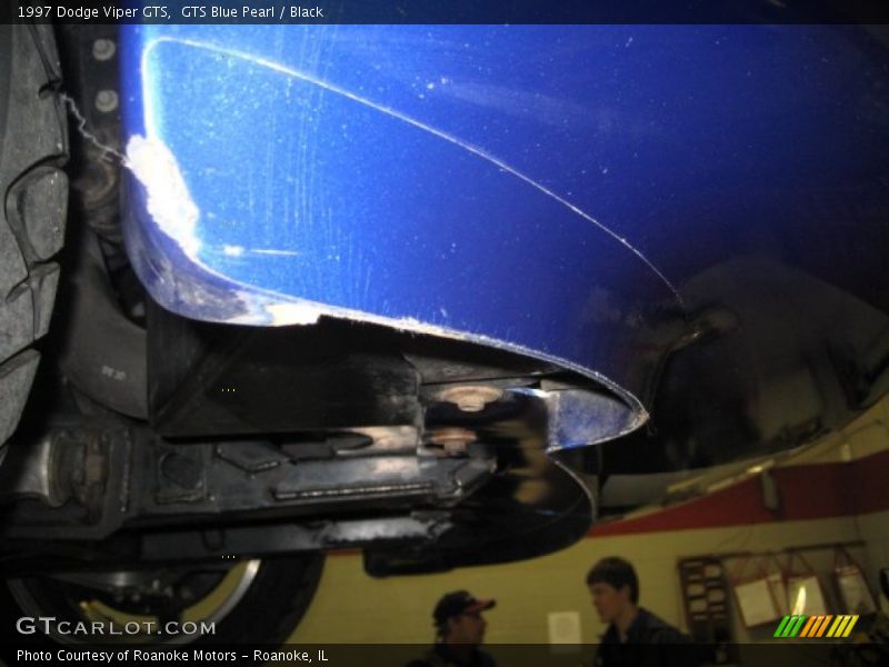 GTS Blue Pearl / Black 1997 Dodge Viper GTS