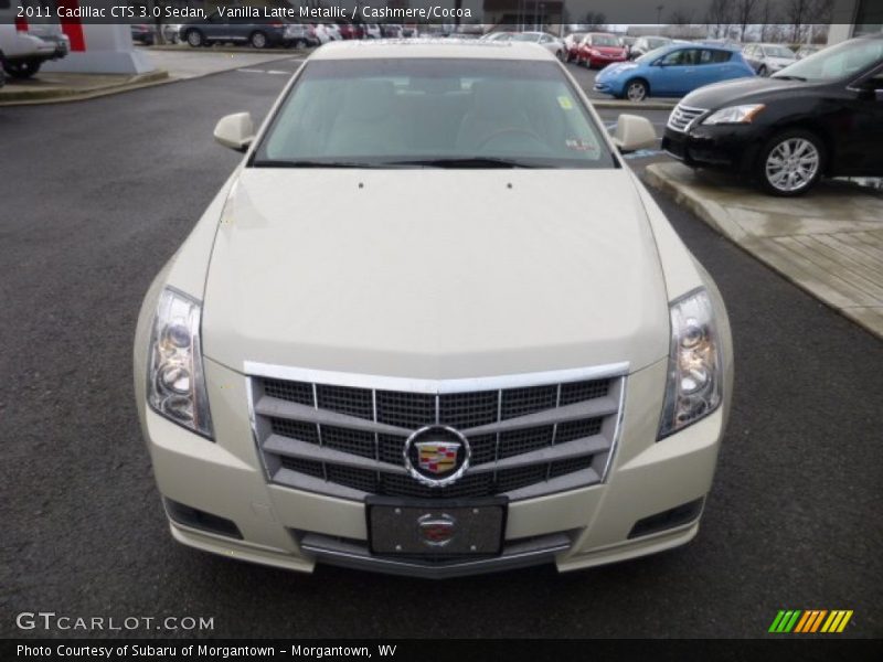 Vanilla Latte Metallic / Cashmere/Cocoa 2011 Cadillac CTS 3.0 Sedan