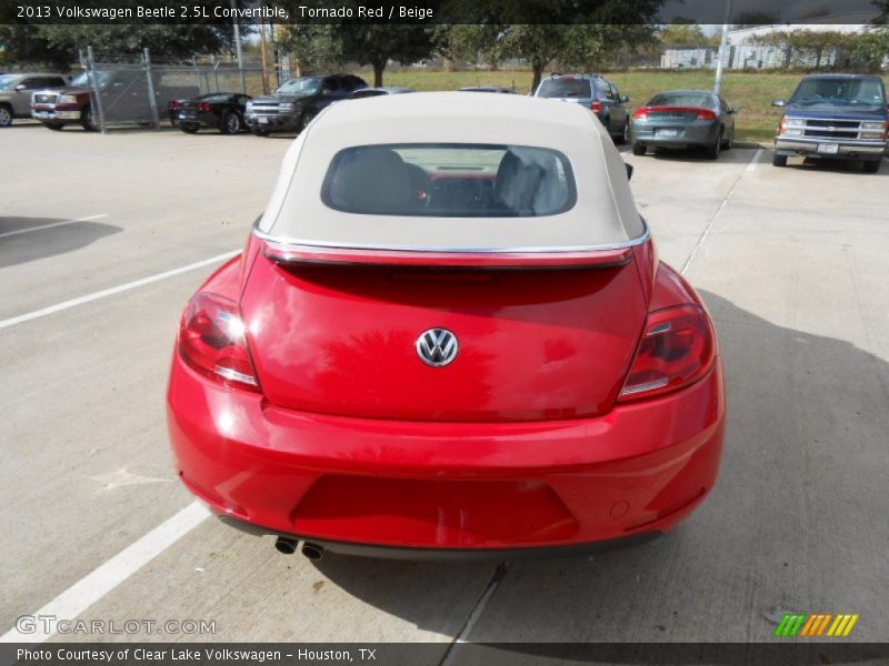 Tornado Red / Beige 2013 Volkswagen Beetle 2.5L Convertible