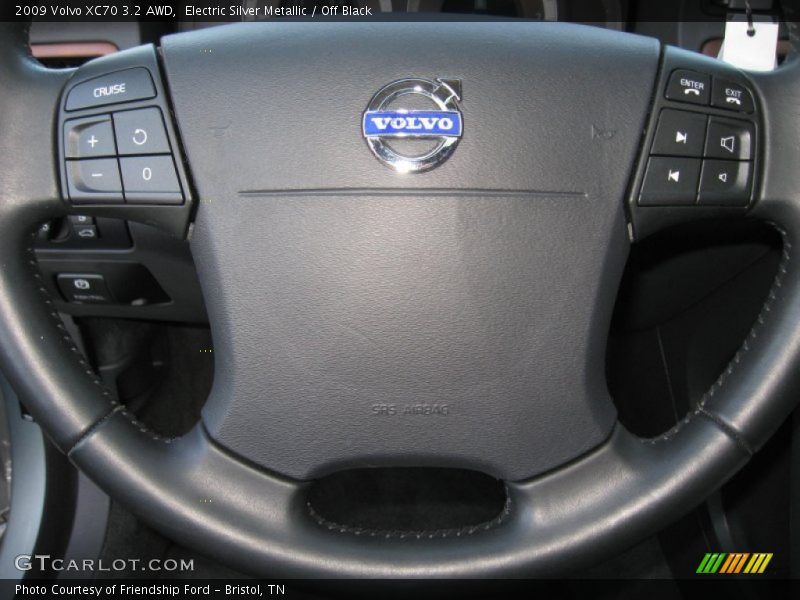 Electric Silver Metallic / Off Black 2009 Volvo XC70 3.2 AWD