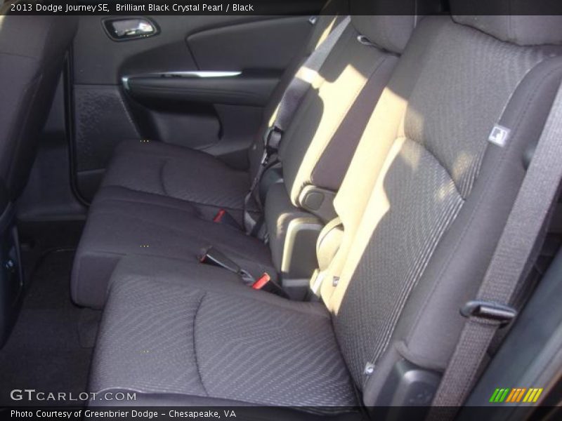 Brilliant Black Crystal Pearl / Black 2013 Dodge Journey SE