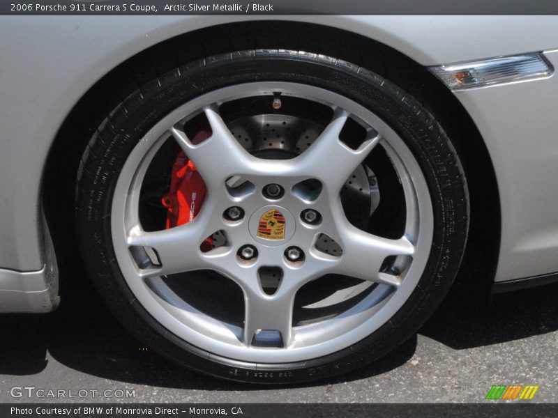 Arctic Silver Metallic / Black 2006 Porsche 911 Carrera S Coupe