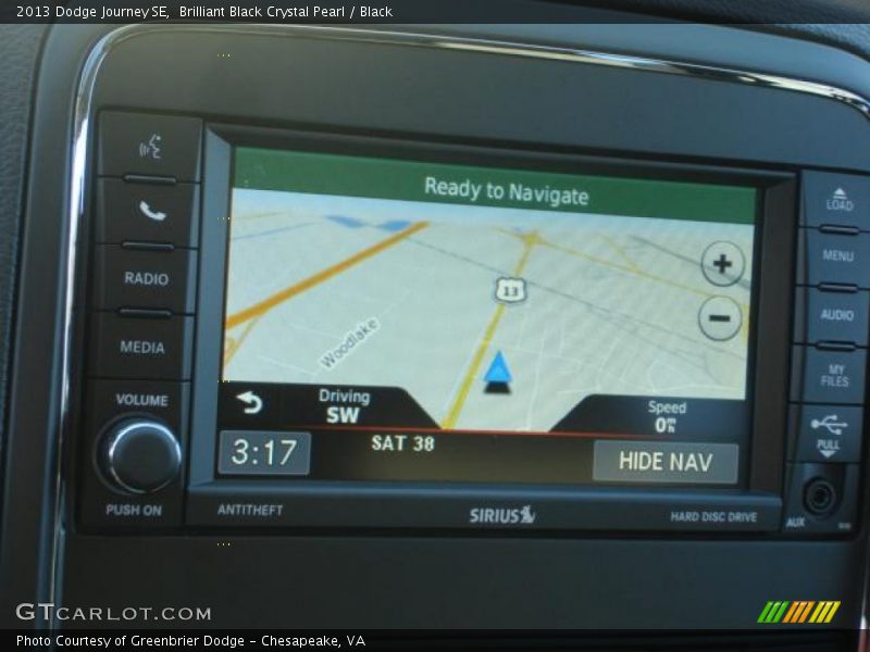 Brilliant Black Crystal Pearl / Black 2013 Dodge Journey SE