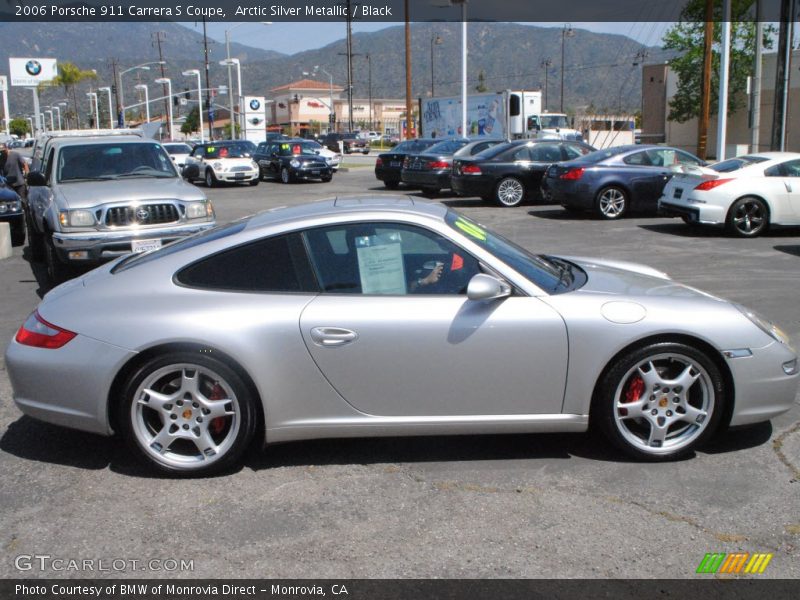 Arctic Silver Metallic / Black 2006 Porsche 911 Carrera S Coupe