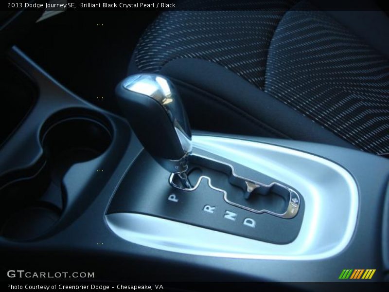 Brilliant Black Crystal Pearl / Black 2013 Dodge Journey SE