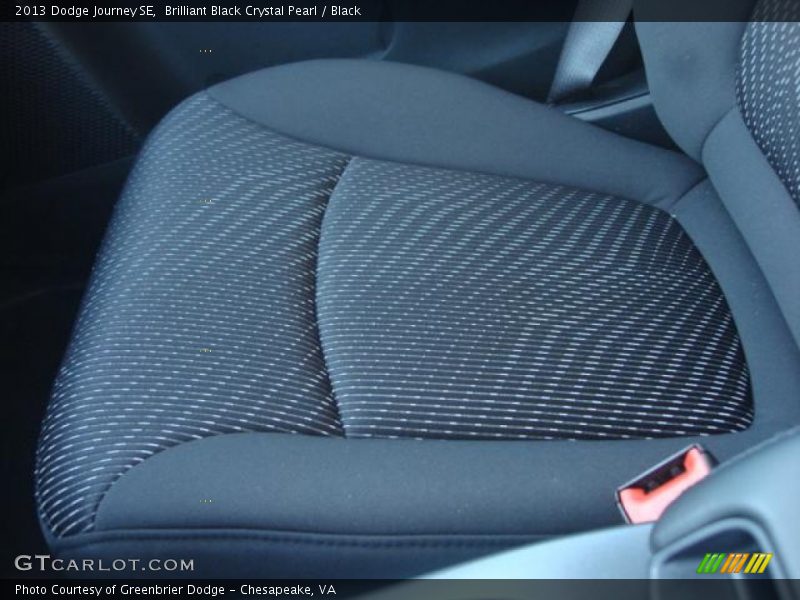 Brilliant Black Crystal Pearl / Black 2013 Dodge Journey SE