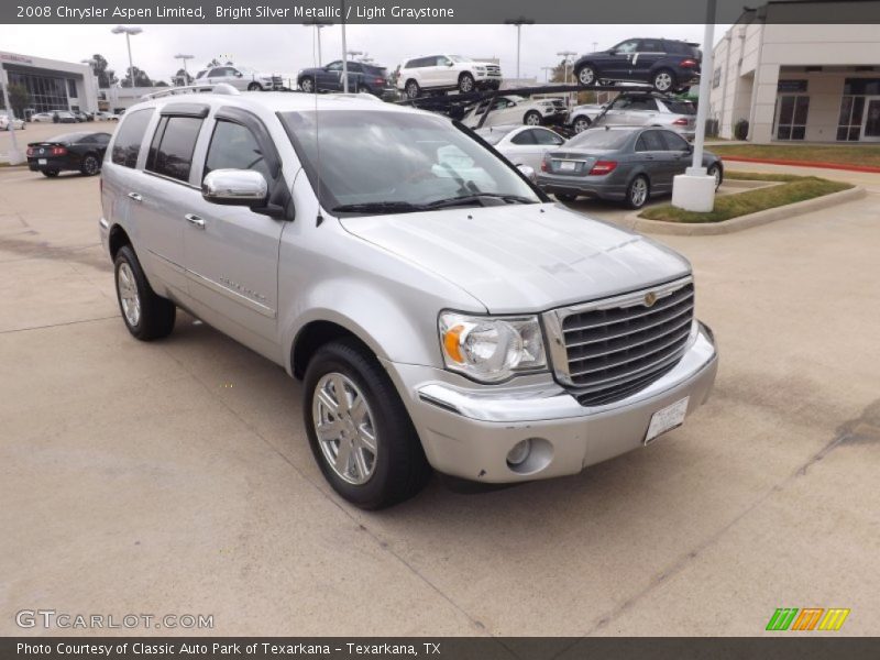 Bright Silver Metallic / Light Graystone 2008 Chrysler Aspen Limited