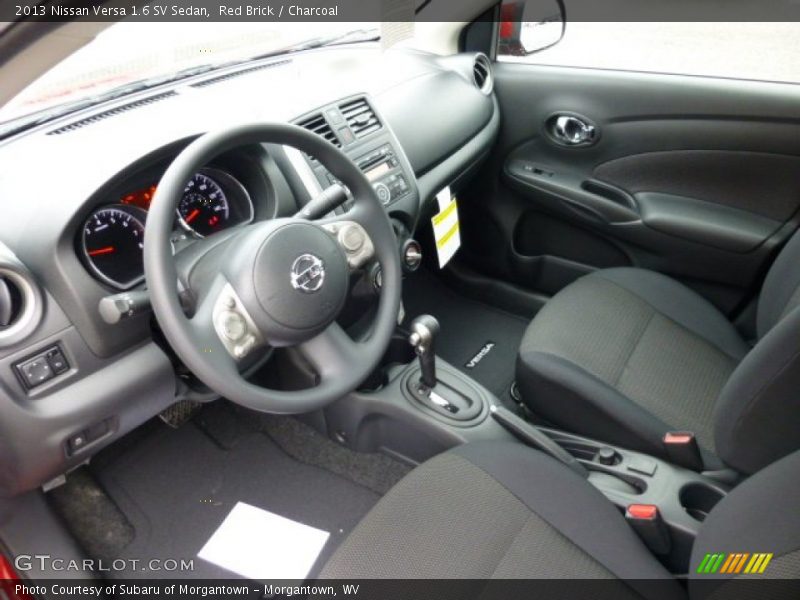 Red Brick / Charcoal 2013 Nissan Versa 1.6 SV Sedan
