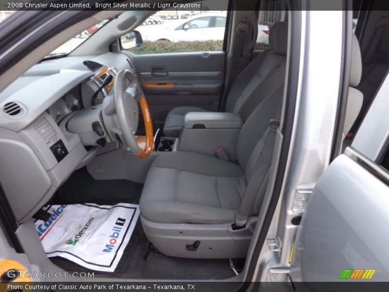 Bright Silver Metallic / Light Graystone 2008 Chrysler Aspen Limited