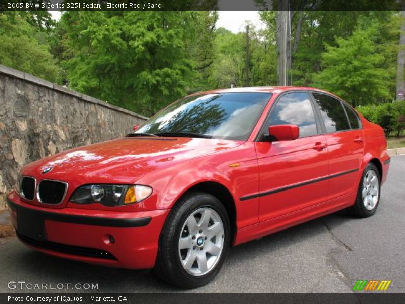 Electric Red / Sand 2005 BMW 3 Series 325i Sedan