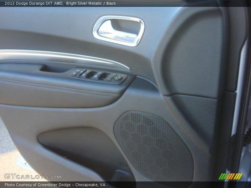 Bright Silver Metallic / Black 2013 Dodge Durango SXT AWD