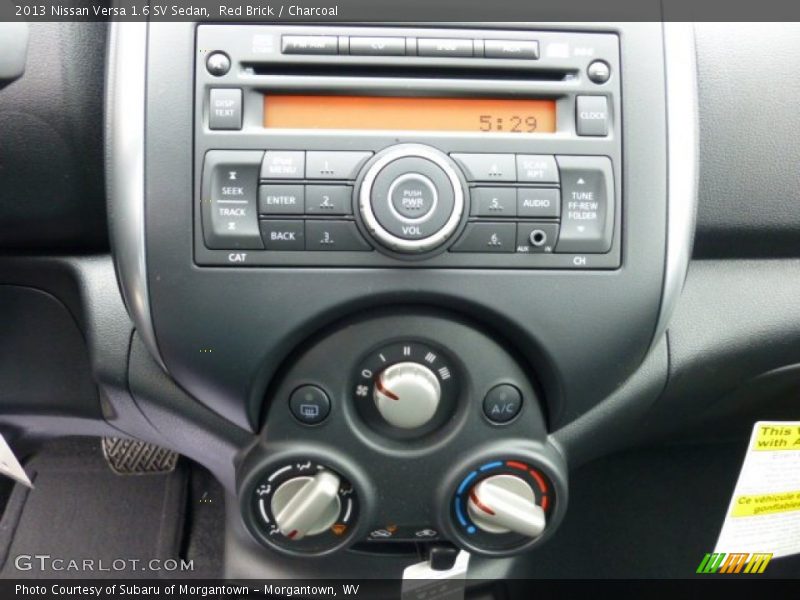 Red Brick / Charcoal 2013 Nissan Versa 1.6 SV Sedan