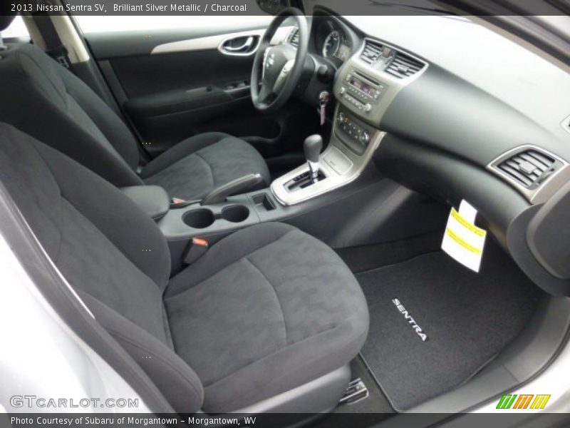Brilliant Silver Metallic / Charcoal 2013 Nissan Sentra SV