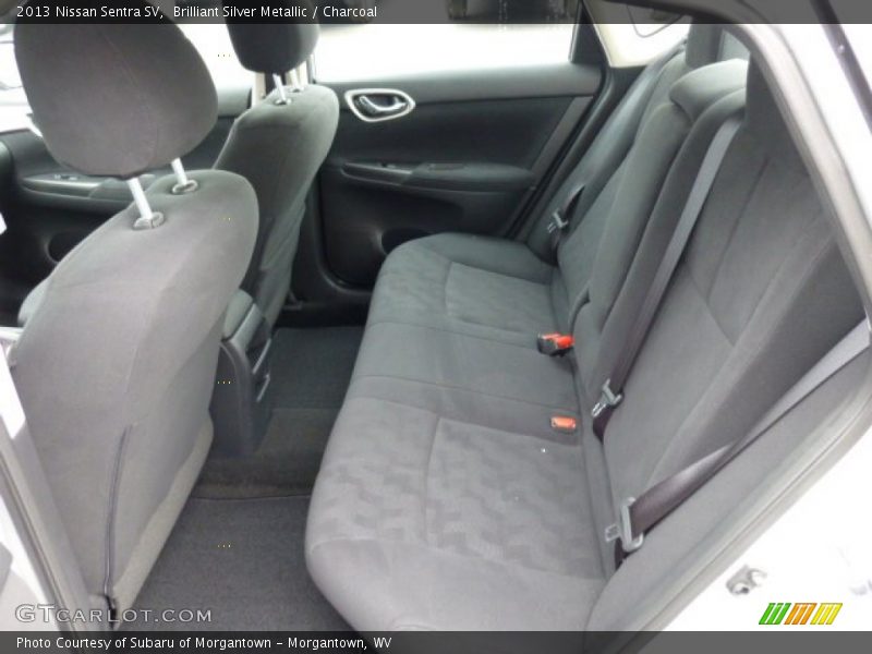 Brilliant Silver Metallic / Charcoal 2013 Nissan Sentra SV