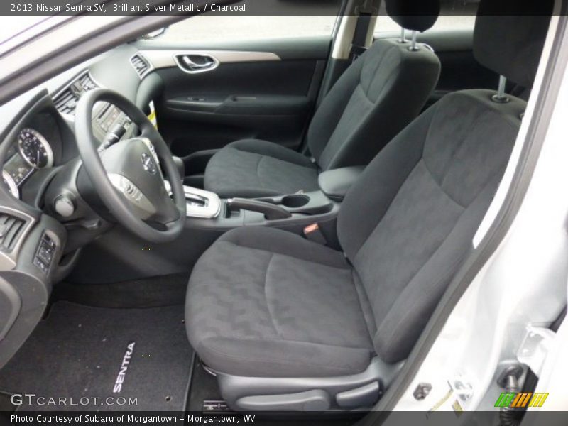 Brilliant Silver Metallic / Charcoal 2013 Nissan Sentra SV