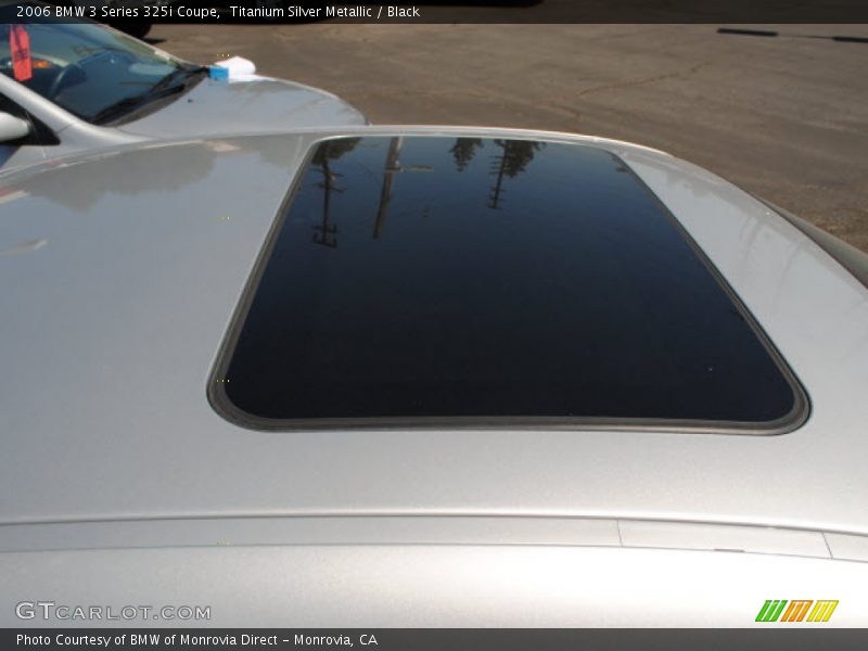 Titanium Silver Metallic / Black 2006 BMW 3 Series 325i Coupe