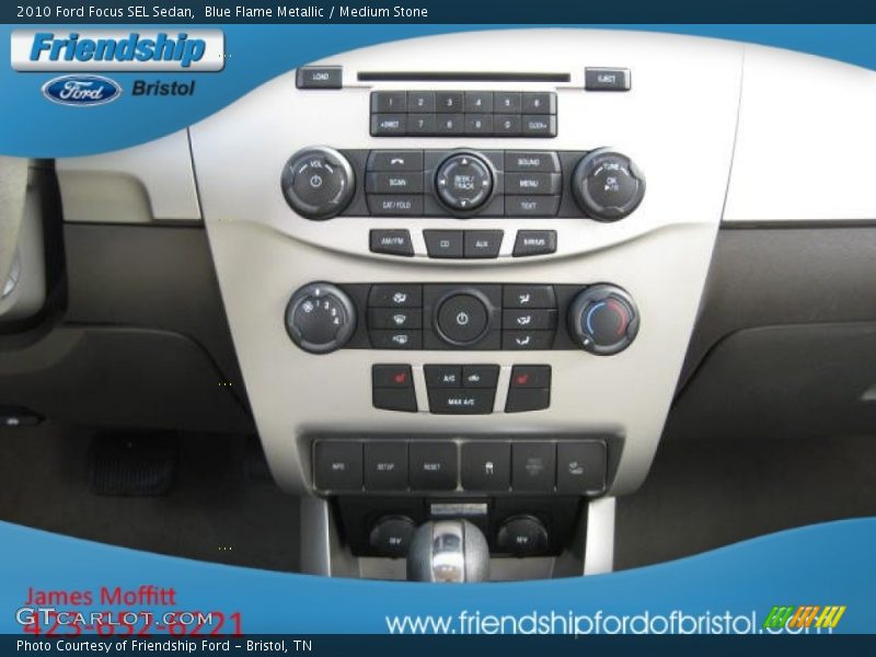 Blue Flame Metallic / Medium Stone 2010 Ford Focus SEL Sedan