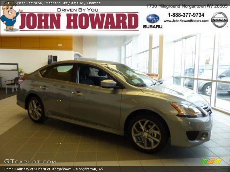 Magnetic Gray Metallic / Charcoal 2013 Nissan Sentra SR