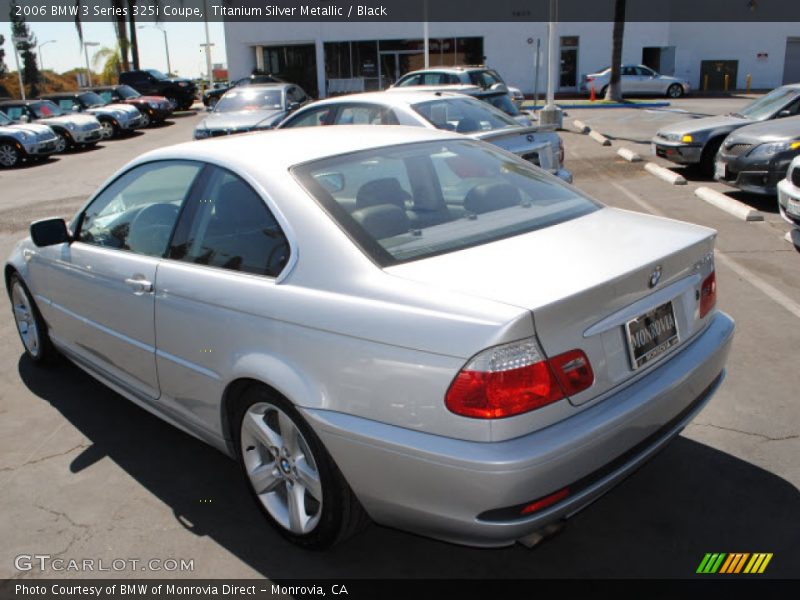 Titanium Silver Metallic / Black 2006 BMW 3 Series 325i Coupe